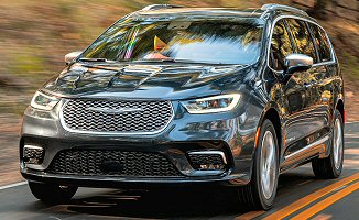 Wszechstronny van Chrysler Pacifica po liftingu z silnikiem 3.6 V6 VVT i instalacją LPG
